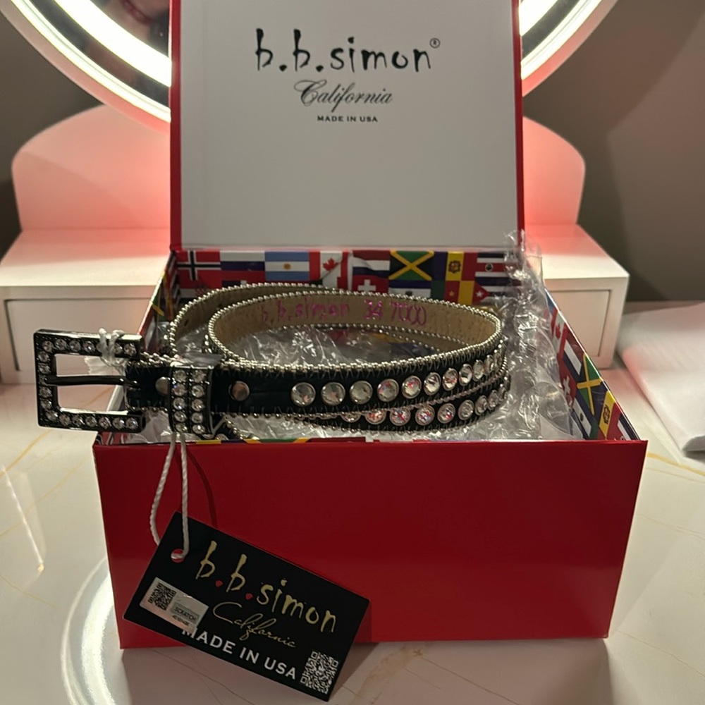 Brand New B.B. Simon Belt